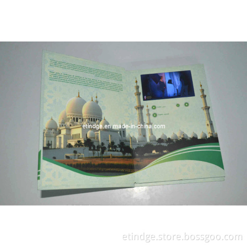 4.3" Video Book, Video Brochure, Hardback Edition Advertising Player